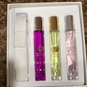 Versace Women set of 3 with a white case NEW
